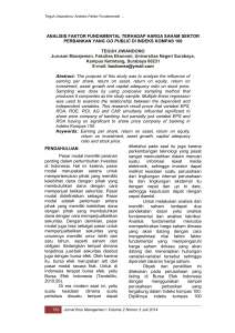 ANALISIS FAKTOR FUNDAMENTAL TERHADAP