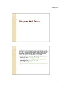 Mengenal Web Server