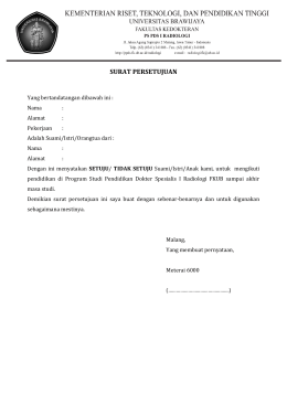 surat pernyataan kesanggupan memasang meter air