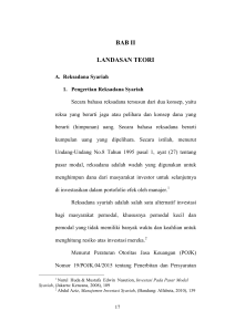 bab ii landasan teori - UIN SMH Banten Institutional Repository