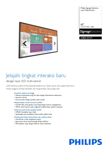 65BDL3010T/00 Philips Layar Multi
