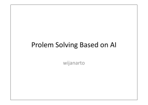 Prolem Solving Based on AI