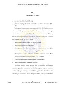 ANALISIS PENGARUH BAURAN BAB 2 TINJAUAN PUSTAKA 2.1