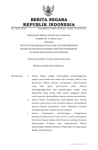 BERITA NEGARA REPUBLIK INDONESIA