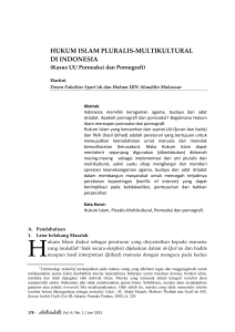 hukum islam pluralis-multikultural di indonesia - e