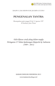 pengenalan tantra - Kadam Choeling Indonesia
