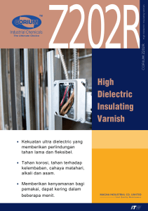 High Dielectric Insulating Varnish