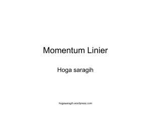 Momentum Linier