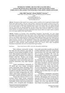 penerapan model means ends analysis (mea