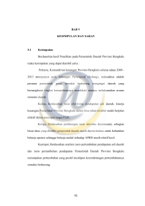 95 BAB V KESIMPULAN DAN SARAN 5.1 Kesimpulan Berdasarkan