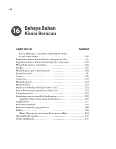 Bahaya Bahan Kimia Beracun - Universitas Muhammadiyah