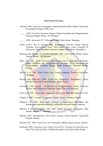 DAFTAR PUSTAKA Anonim, 1984. Pupuk dan Pemupukan