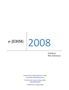 e-JEMMi 2008 - SABDA