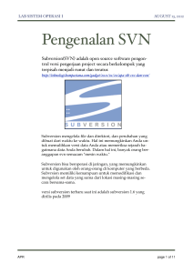 Pengenalan SVN