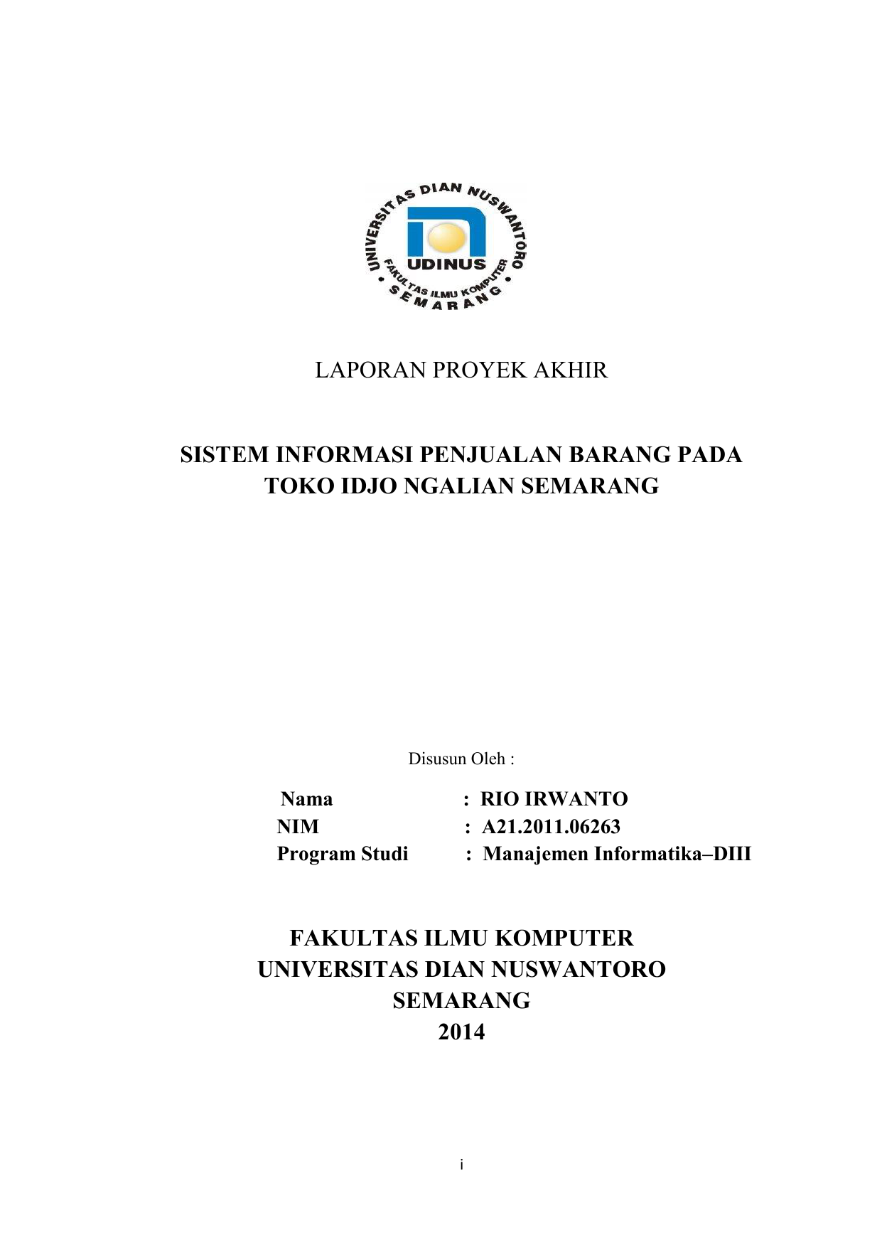 Contoh Laporan Kerja Praktek Analisis Sistem Informasi Seputar Laporan Porn Sex Picture