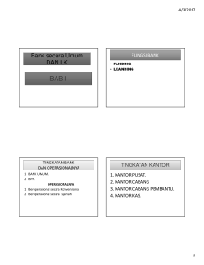 Bank secara Umum DAN LK - STIE Widya Gama Lumajang