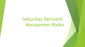 Sekuritas Derivatif: Manajemen Risiko