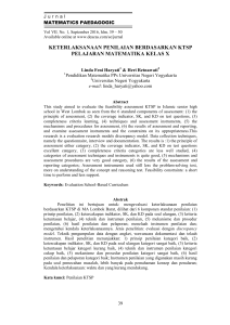 Jurnal Mathematics Paedagogic