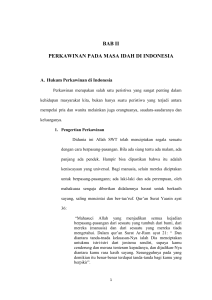 bab ii perkawinan pada masa idah di indonesia