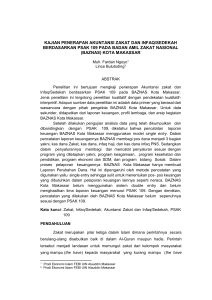 (baznas) kota makassar - e-Journal UIN Alauddin Makassar