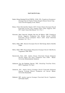 DAFTAR PUSTAKA Badan Litbang Depdagri RI dan FISIPOL–UGM