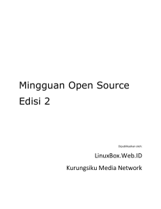 Mingguan Open Source Edisi 2 - Linuxbox Tutorial Linux Bahasa