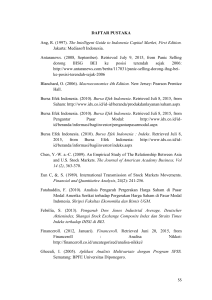 The Intelligent Guide to Indonesia Capital Market, First