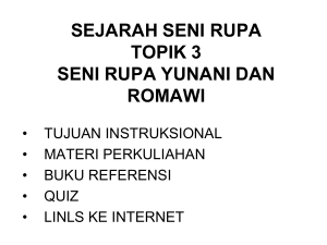 Sejarah Seni Rupa Pertemuan 3