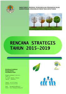 rencana strategis tahun 2015—2019