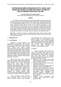 format penulisan artikel untuk jurnal teknologi lingkungan