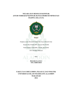 negara dan resolusi konflik - Repositori UIN Alauddin Makassar