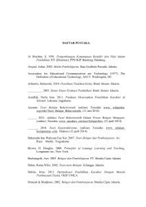 DAFTAR PUSTAKA. Al Muchtar, S. 1991. Pengembangan