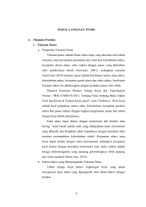 6 BAB II. LANDASAN TEORI A. Tinjauan Pustaka 1. Tekanan Panas