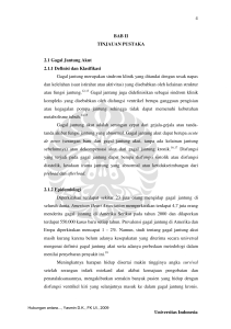 Universitas Indonesia 4 BAB II TINJAUAN PUSTAKA 2.1 Gagal