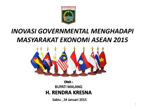 inovasi governmental menghadapi masyarakat ekonomi asean 2015