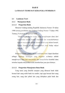 bab ii landasan teori dan kerangka pemikiran