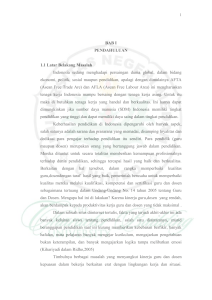 BAB I PENDAHULUAN 1.1 Latar Belakang Masalah Indonesia