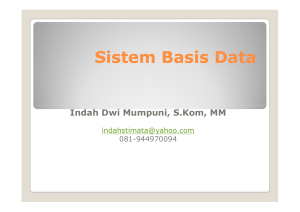 Sistem Basis Data - Staffsite STIMATA