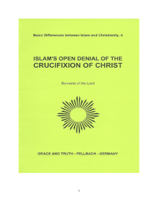 Penyangkalan Islam Terhadap Salib Kristus