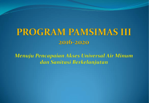 (key performance indicator/kpi) program pamsimas iii