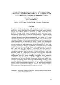 penghambatan angiotensin converting enzyme (ace