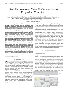 Studi Eksperimental Fuzzy FES Control untuk Pergerakan Knee Joint