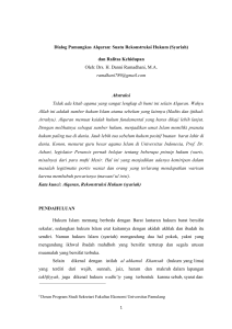 Dialog Pamungkas Alquran: Suatu Rekonstruksi Hukum (Syariah