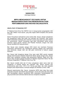 mppa appoints new ceo (bahasa)