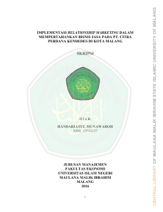 - Etheses of Maulana Malik Ibrahim State Islamic