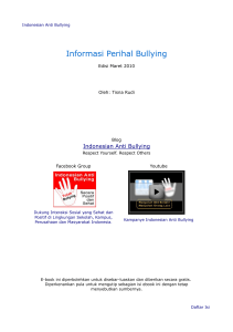 informasi perihal bullying - Blog Anti Perundungan Indonesia