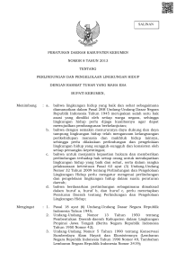 peraturan daerah kabupaten kebumen nomor 8 tahun 2013 tentang