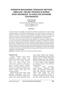 persepsi mahasiswa terhadap metode simulasi