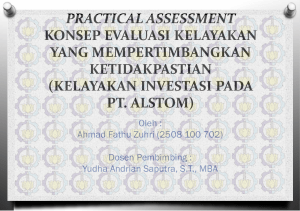 kelayakan investasi pada pt. alstom