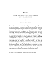 ABSTRACT HYBRID CRYPTOGRAPHY AND STEGANOGRAPHY